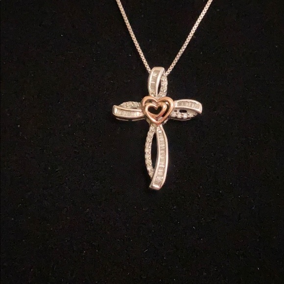 .925 cross with necklace - Picture 1 of 5